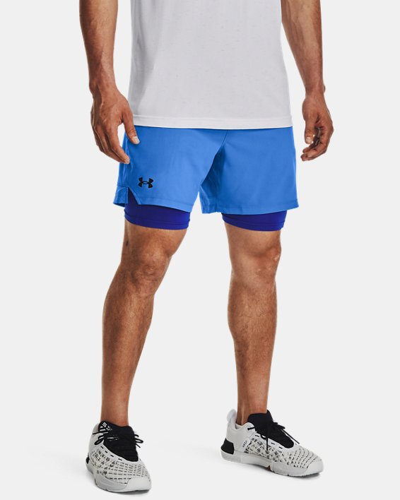 Men's UA Vanish Woven 2-in-1 Shorts, Blue, pdpMainDesktop image number 0